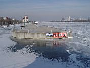 Eis auf der Donau